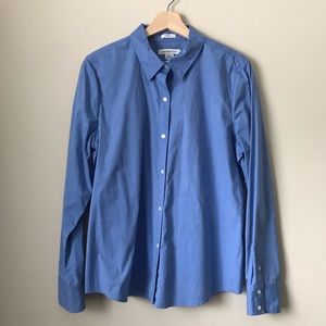 Liz Claiborne button down office blue stretch XL